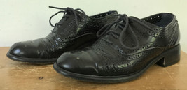 Joan &amp; David Handmade Italian Black Leather Formal Shoes Loafers 6.5 - £785.60 GBP