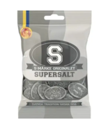 6x80g S-Märke Supersalt Candy People strawberry liqourice candy bags - £23.35 GBP