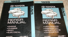 1999 TOYOTA RAV4 RAV 4 Service Shop Repair Workshop Manual Set OEM Factory - £118.19 GBP