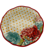 8 pcs - The Pioneer Woman Blossom Jubilee Red/Yellow 8.5&quot; Salad Plate Po... - $29.24