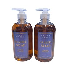 2 Delta Home Hand Soap TOASTED COCONUT Scent 16 oz Pump 2PK! New - £11.86 GBP