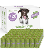 720 Count Lavender Scented 13” X 9”Dog Poop Bags Rolls, Leakproof Strong... - $466.07 MXN