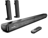 2.2Ch Sound Bar for TV Built-In Dual Subwoofer Bluetooth 5.3 Soundbar - £76.29 GBP