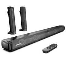 2.2Ch Sound Bar for TV Built-In Dual Subwoofer Bluetooth 5.3 Soundbar - £76.48 GBP