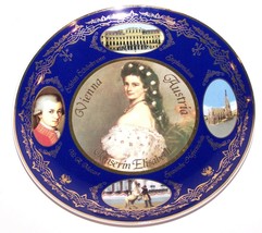 Beautiful Htf Vienna Austria Kaiserin Elisabeth Mozart Stephansdom 7 1/2&quot; Plate - £30.84 GBP