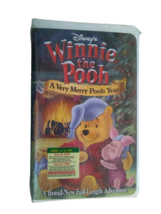 Winnie the Pooh - A Very Merry Pooh Year (VHS, 2002) Clamshell - £7.11 GBP