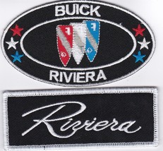 BUICK RIVIERA SEW/IRON ON PATCH EMBLEM EMBROIDERED ELECTRA 225 WILDCAT GS - £10.35 GBP