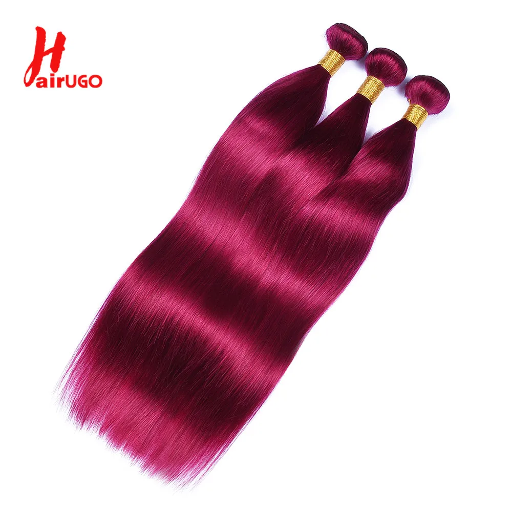 HairUGo BUG Straight Brazilian Human Hair Bundles Remy Straight Bundles - £25.95 GBP+