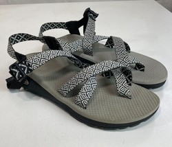 Chaco Women&#39;s Z/2 Classic Outdoor Sandal White Black Geo Pattern Womens Sz 10 - £35.11 GBP