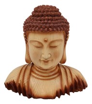 Ebros Medium Feng Shui Shakyamuni Buddha Gautama Bust with Ushnisha Figurine - £23.59 GBP