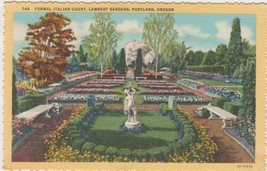 Italian Court Lambert Gardens Portland Oregon OR Postcard Unused - $2.99