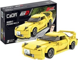 New INITIAL-D Mazda RX-7 FD3S Model Brick 1:24 Anime Car 278 Pieces Nib D Obromo - £28.11 GBP