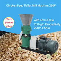 4mm Farm Animal Duck Chicken Feed Pellet Mill Machine 220V 4.5KW 200KG/H - £612.57 GBP