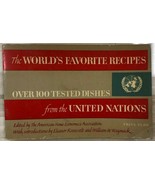 WORLD&#39;S FAVORITE RECIPES FROM THE UNITED NATIONS (1951) Harper SC First ... - $20.29 CAD
