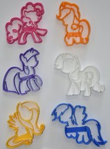 My Little Pony Friendship is Magic Ponies Set Of 6 Cookie Cutters USA PR1077 - £13.27 GBP