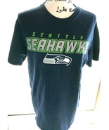 Vintage NFL Seattle Seahawks T-Shirt Medium  Graphics Cotton SKU 068-036 - $146.82 MXN