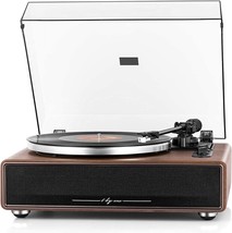 1 By One High Fidelity Belt Drive Turntable With Built-In Speakers,, Aut... - £203.93 GBP