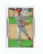 Scott Rolen (St. Louis Cardinals) 2007 Upper Deck Series 2 Baseball Card #958 - £3.97 GBP