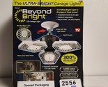 BEYOND BRIGHT 3500 Ln 11.5&quot; Single Pole LED Occupancy  Flush Mount Garag... - £13.29 GBP