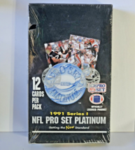 1991 NFL Pro Set Platinum Series 1 Football Cards Box 36 Packs - £14.65 GBP