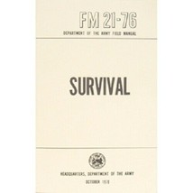 NEW - US Army SURVIVAL Book Tactical Survival Prepping Manual FM 21-76 - £14.77 GBP