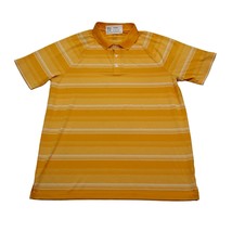 Oakley Shirt Men M Orange Stripe Polo Lightweight Performance Rugby Camp Casual - £14.04 GBP