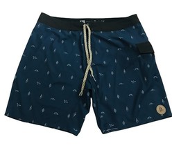 HippyTree Aquatic Eco 4-Way Stretch Outdoor Print Men Swim Board Shorts ... - $18.55 CAD