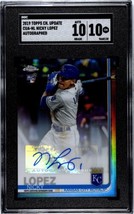 2019 Topps Chrome Update Nicky Lopez* RC  Auto Refractor Card #CUA-NL MLB Braves - £148.70 GBP