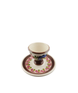 German Egg Cup Plate Vtg FREE SHIP One Piece Hand Painted - £15.09 GBP