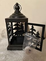 Lodge Forest Lantern with led candle- SALE image 5