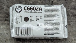 NEW/SEALED  Genuine HP C6602A Standard Black Ink Cartridge - $9.99