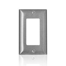 Leviton C-Series Stainless Steel 1 gang Metal Decorator Wall Plate - $7.95