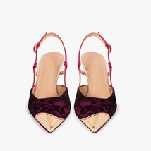 The Bali Fuchsia Leather Slingback Women Sandal image 4