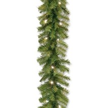 National Tree Company Pre-lit Electrical Outlet 9-ft Fir Garland w/LED Lights - £36.55 GBP