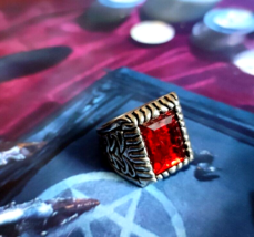 Extreme Egyptian Spirit Power Aeon of Horus Yantra Vortex Ring PSYCHIC P... - $78.21