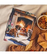 Cozy Cat Winter Theme Bible Cover, Bible Case with Cat Design, Gift for ... - €20,00 EUR
