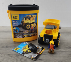 CAT Machine Maker Junior Operator Dump Truck Construction Assembly Kit C... - $19.99