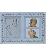 DEI ~ Baby Memory Handprint/Footprint Frame Kit ~ 2 Photos Shadowbox for... - $35.00