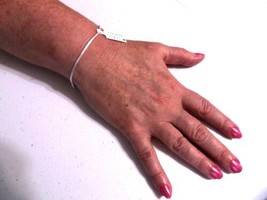 Department Store 7&quot;Sterling Silver Snake Box Chain Bracelet HH460 $50 - £15.77 GBP