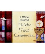 A Special Message On Your First Communion - Communion Greeting Card - 25054 - $51.04 MXN
