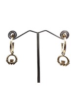 Trifari Pierced Earrings Drop Gold Tone Claddagh NIP - £17.36 GBP