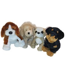 Ganz Webkinz Plush Dogs Lot 4 Rottweiler Beagle Retriever Chihuahua NO C... - £10.75 GBP