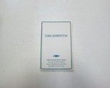 1984 Chevrolet Celebrita&#39; Proprietari Manuale Minor Macchie Factory OEM ... - £8.06 GBP