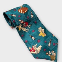 TABASCO Hot Sauce Dark Teal Green 100% Silk All Over Party People Novelty Tie - $19.35