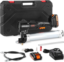 10,000 PSI, 39&quot; Long Hose, Electric Grease Gun Kit Professional High Pressure B - £163.05 GBP