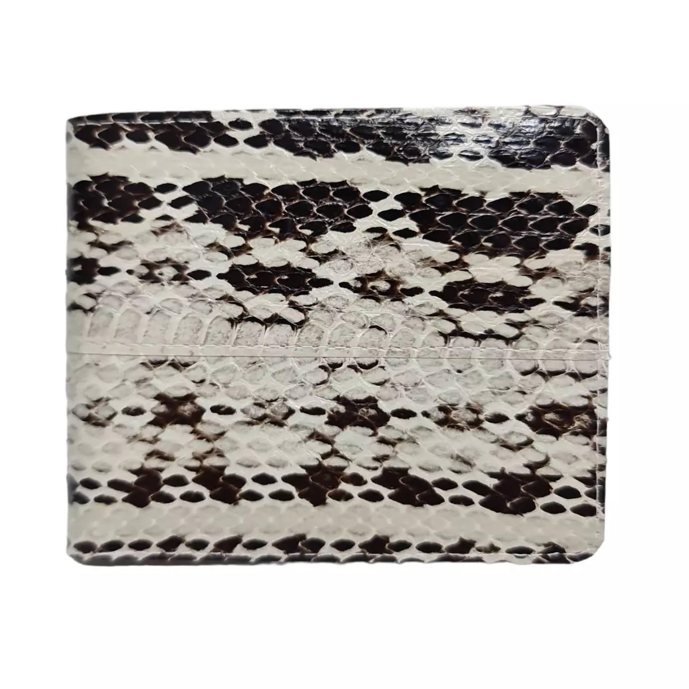 Genuine Radiated Ratsnakes Skin Men&#39;s Bifold Wallet Grey Mens Wallet - £16.98 GBP