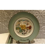 Country Christmas 1980 Avon Collector Plate by Enoch Wedgwood w/ Box - $17.98