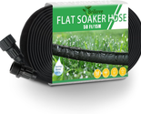 Flat Soaker Hose 50Ft, Heavy Duty Double Layer Design, Drip Irrigation H... - $27.91