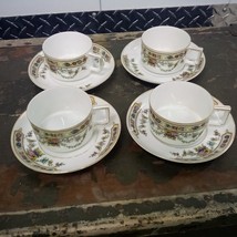 4 Heinrich Vintage Cups &amp; Saucers ~~ have more of this pattern - $49.99