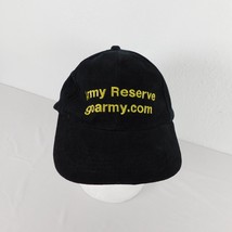 Army Reserve Mens One Size Black Baseball Cap Embroidered Adjustable PCM... - $9.75